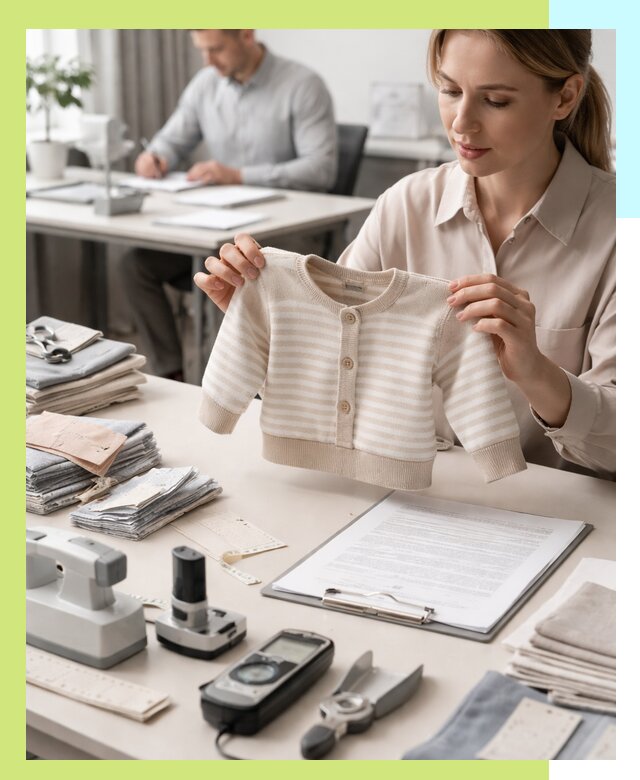 Сертификация детской одежды и текстильных изделий в Кушве