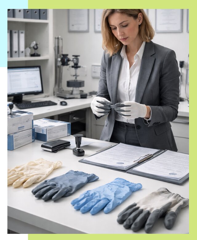 Сертификация перчаток в Кушве от 8725 р. | Алешин-Кшв