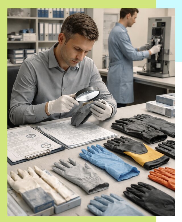 Сертификация перчаток и средств защиты продукции в Кушве