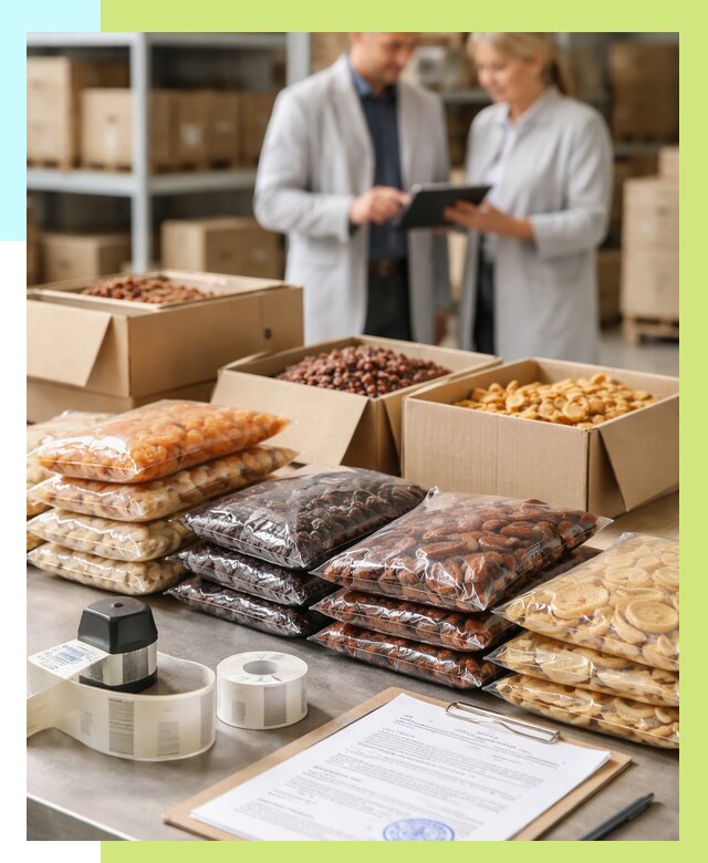 Сертификация сухофруктов в Кушве от 12318 р. | Алешин-Кшв под ключ