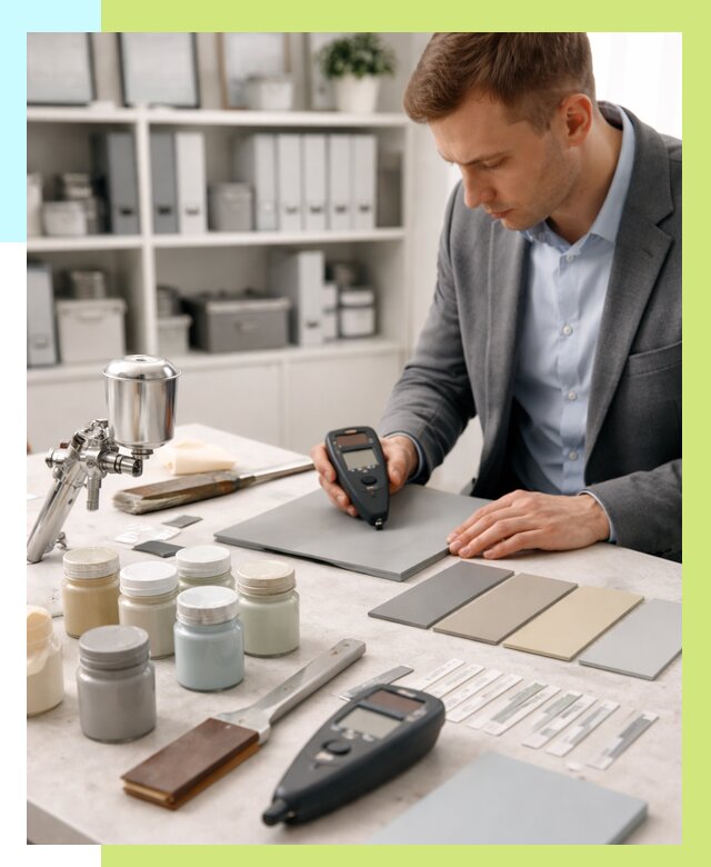 Сертификация краски в Кушве от 25663 р. | Алешин-Кшв центр