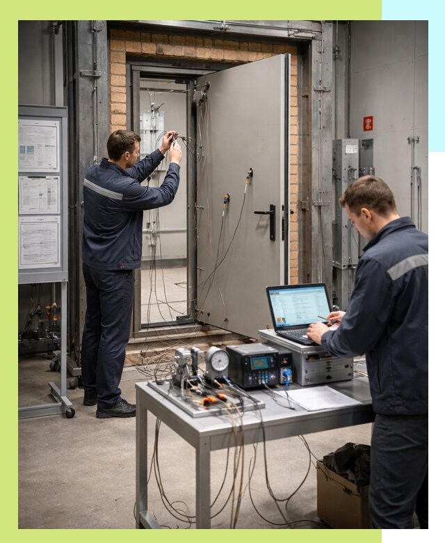 Сертификация противопожарных дверей в Кушве по ГОСТ и ТР