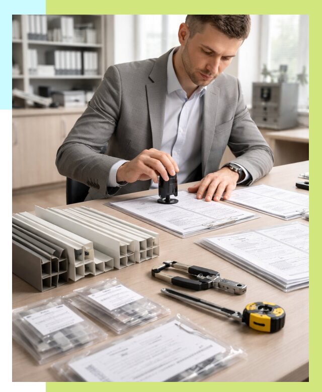 Сертификация ПВХ продукции в Кушве от 8725 р., Алешин-Кшв