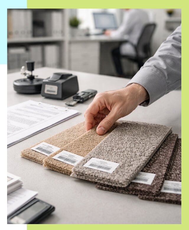 Сертификация ковролина в Кушве от 15398 р., Алешин-Кшв