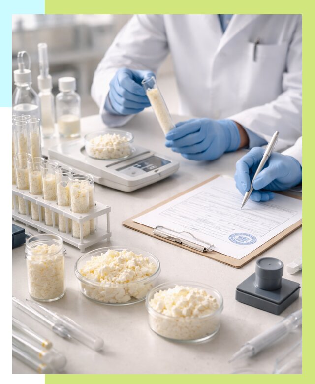 Сертификация творога в Кушве от 12318 р. под ключ | Алешин-Кшв
