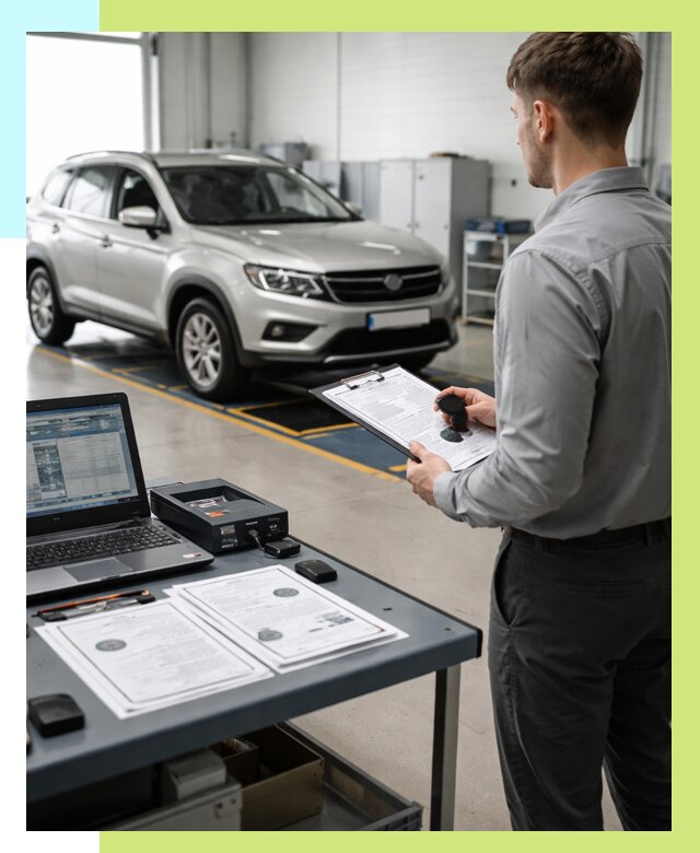 Сертификация транспортных средств в Кушве от 12318 р. | Алешин-Кшв