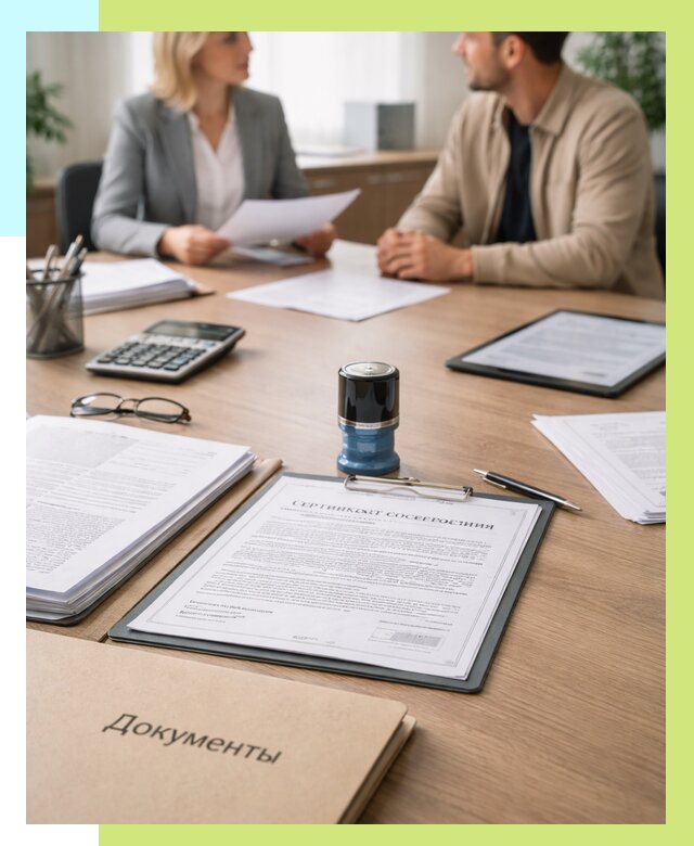 Сертификат соответствия на продукцию в Кушве от 15398 р.|Алешин-Кшв