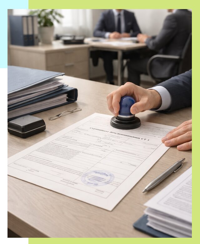 Сертификат происхождения СТ 1 в Кушве от 4619 р. | Алешин-Кшв