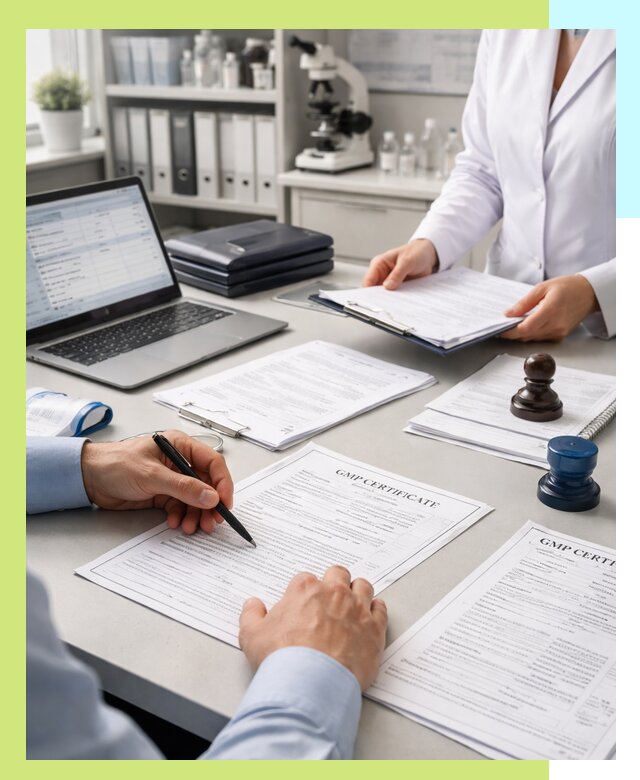 Оформление сертификата GMP в Кушве для фармпроизводства