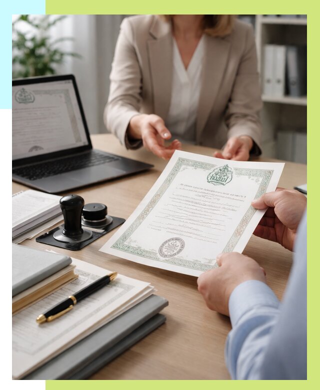 Халяль сертификат в Кушве, получить от 15398 р. | Алешин-Кшв