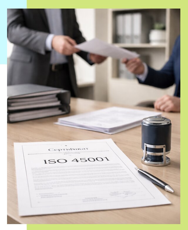 Сертификат ISO 45001 в Кушве под ключ от 46193 р. | Алешин-Кшв
