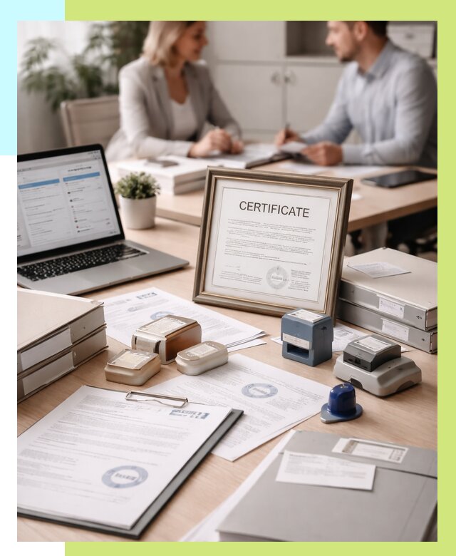 Сертификация компании в Кушве от 46193 р. | Алешин-Кшв — заказ